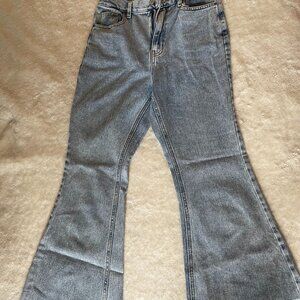 High-rise flare jeans